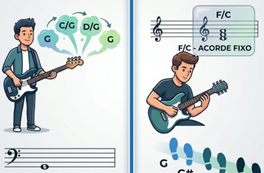 Pedal Acorde x Pedal Baixo