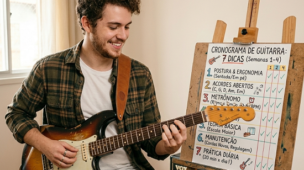7 dicas para iniciantes na guitarra