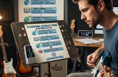 Fluxograma de Treinos Diários de Guitarra
