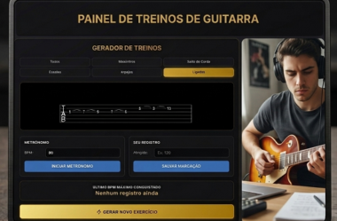 Gerador de Exercícios Para Guitarristas